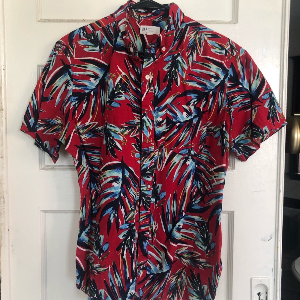 100% Cotton Men's Gap Aloha Shirt